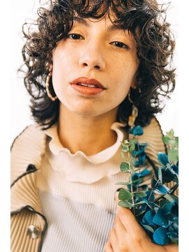 ソース(source) ///source///マッシュウルフパーマ