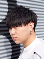 サン(3)&nbsp;ナチュラルマッシュ　ツーブロック　黒髪ショート　刈り上げ　2