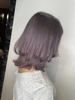 リー 東三国(Lee)&nbsp;ミディアムウルフ×ラベンダーベージュ