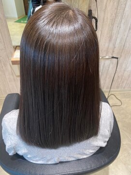 ヘアサロン フラット(hair salon flat) プロテスTRうる艶黒髪暗髪セミロング大人可愛い20代30代