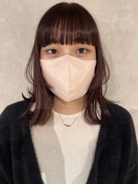 ハイプ(HYPE) 【Manae】こっくりカシスブラウンと似合わせカット