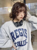 ヒュージ 三軒茶屋(huge)&nbsp;ボブパーマ/くるくるパーマ/スパイラルパーマ/ダークアッシュ