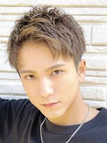 ハレ ヘアサロン(Hale hair salon) [王道]フェザーパーマ×スパイキーショート/ブルーブラック/原宿