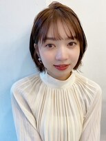 ハニーシブヤ(HONEY shibuya)&nbsp;【HONEY渋谷】耳かけふんわりレイヤーボブ×ラテブラウン★