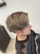 ブランシェ 西松山店&nbsp;波巻きパーマ×ブロンド