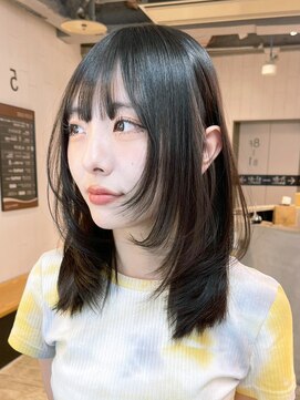 アイティー バイ アルバム 中野店(IT by ALBUM) フェイスレイヤーロング_エアリーロングピンクブラウン_ba472211