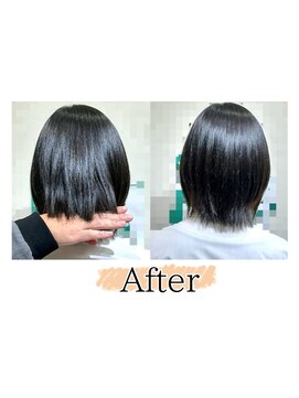 ヴァンクール(vainqueur) カット+髪質改善ストレート+髪質改善トリートメント