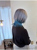 【1ケアブリーチ】カット+1ケアブリーチ+カラー+トリートメント