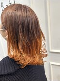 グラデーションパールオレンジ