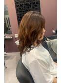 前髪あり耳掛け丸みくびれショートボブ20代30代40代50代60代