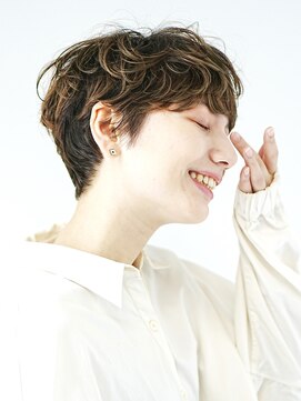 インセプション 銀座(INCEPTION) 前髪/イメチェン/ウェーブパーマ/ショートヘア/30代/40代/50代