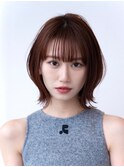 くびれミディ　前髪　イメチェン　ひし形　20代30代大人かわいい