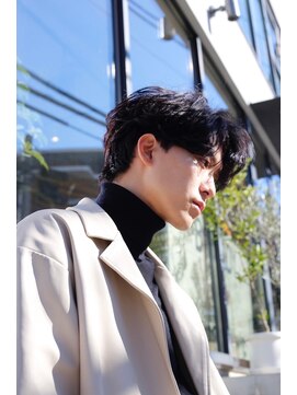 アットラブ バイ ベル(at'LAV by Belle) メンズミディアムパーマ　韓国メンズヘア