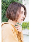 【Taylor 大宮】大人丸みボブ×チョコレートブラウン