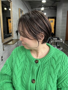 バーチョ(bacio) 20代30代40代◎小顔骨格矯正ショート【麻生/札幌ショート/白髪】