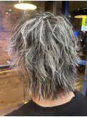 【MENSスタイル】ホワイトメッシュ×ツイストスパイラル