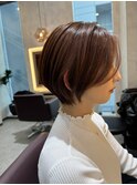 【30代の悩み解消☆水素ケア丸みショート】