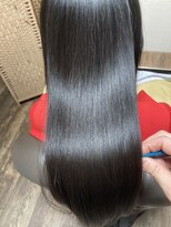 ユーリカ リチェルコ 四天王寺前夕陽ケ丘店&nbsp;髪質改善カラー/アッシュブラック