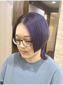 ツートーンデザインパープルブラック