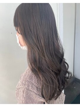 ジーナ 船橋(Zina) 髪質改善*ロングレイヤーグレーベージュ*美髪【Zina船橋】