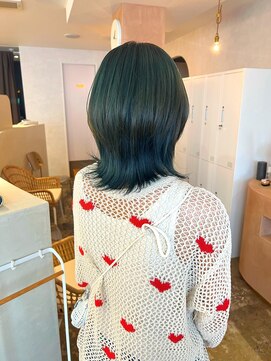 ユッカ 梅田(YUCCA) 【 YUCCA 】大人可愛い20代30代40代 ミディアム/グリーン