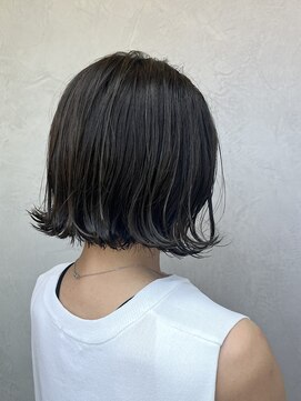 ランプヘアーデザイン(LAMP HAIR DESIGN) 【大森 智博】外ハネボブ/オリーブグレージュ