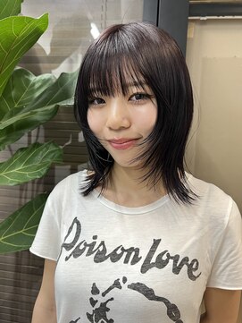 ヌープヘアーアイス(NUUP.hair ici) 夏◎くびれヘア×ラベンダー艶髪で小顔韓国風