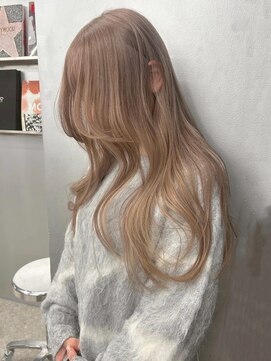 ペレ 梅田(PELE) くびれヘア/アプリコットオレンジ/夏のヘアアレンジ/梅田