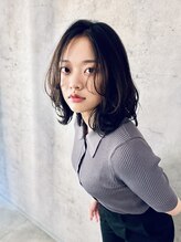 長短が効いたバランスでデザイン性を。。