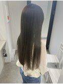 髪質改善縮毛矯正ストレートオリーブグリーンココアブラウン横浜