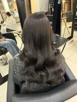 アクアオモテサンドウ(ACQUA omotesando)&nbsp;☆チャコールグレーココアブラウンゆるふわミディアムショコラ