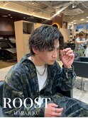 MEN’S HAIR/波巻ツイストスパイラル/フェザーパーマ/原宿