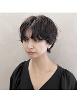 アンドワン 自由が丘(＆ONE)&nbsp;マッシュショート×オリーブブラウン×ニュアンスパーマ