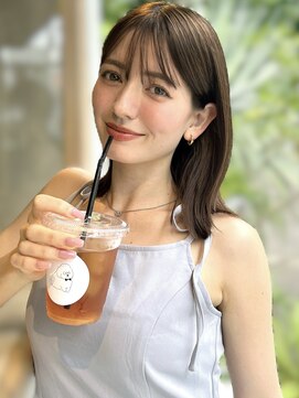 プール(POOL) 明るめ就活明けグレージュ×カフェ併設