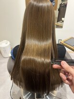 ハチマルハチ ナル 登戸店(808 nalu)&nbsp;艶ベージュ×美髪ストレート