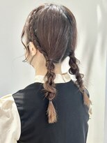 シーク 八王子(CHIC) 編み込み ツインヘアセット【八王子】