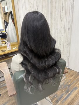 ヘアスタジオワン 藤沢店(HAIR STUDIO ONE) 黒髪×インナーグレーメッシュエクステ