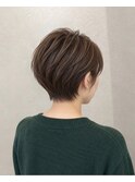 大人ショート×ハイライト 上品