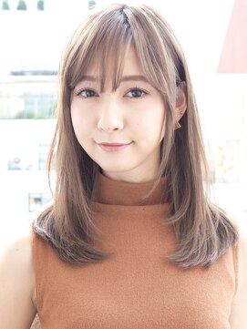 パティオンツー(PATIONN2) シースルーバング抜け感ハイライトブルージュシャギープチウルフ