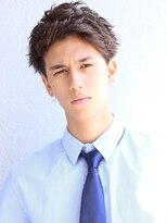 アップバング　クセ毛ショート
