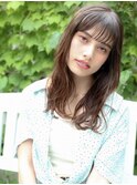 セミウェットゆるやかウェーブロング