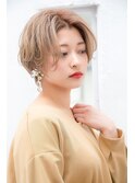 【津賀雅也】丸みのある大人可愛いショートボブ