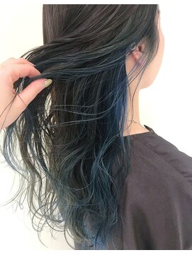 アース コアフュールボーテ ふじみ野店(EARTH coiffure beaute) ブルージュインナーカラー