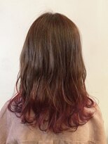 ジェイエルビー(JLB) 【JLB・Yuu】ワインレッド×裾カラー