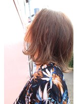 ノーマン(NORMAN)&nbsp;【NORMAN/学芸大学】外ハネ　ベージュ　ボブ