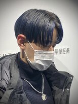 リバティシェアバーバー 銀座(LIBERTY SHARE BARBER)&nbsp;センターパートマッシュ