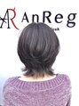 アンレッグ(AnReg)&nbsp;【外はね】くびれショート☆どこから見ても綺麗なシルエットに