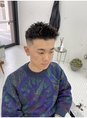 メンズ、パーマ、スパイラルパーマ8