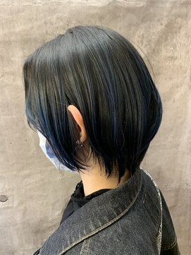 ネオリーブエクラ 上野御徒町店(Neolive eclat) ハイライトブルーブラック◎