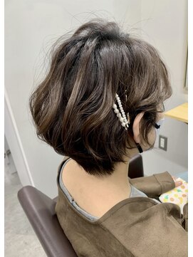 リグ 横浜(Lig.) ゆるまきウェーブショートアレンジヘアセット